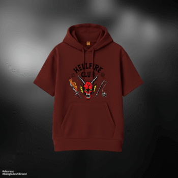 Half Sleeve DropFit Hoodie: Stranger Things