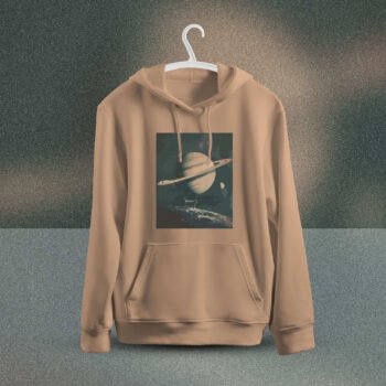 Premium Drop Shoulder Hoodie (Space Cat)