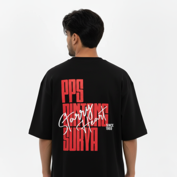 Premium Drop Shoulder T-Shirt (Starry Heart)