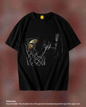 Drop Shoulder T-Shirt (Basket Ball)