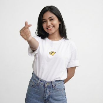 Drop Shoulder T-Shirt (Hedgehog)