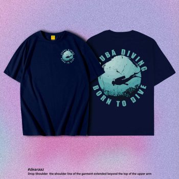 Drop Shoulder T-Shirt (Scuba Diving)