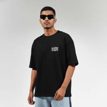 Drop Shoulder T-Shirt (Allergic to People)