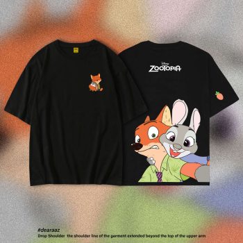 Drop Shoulder T-Shirt (Zootopia)