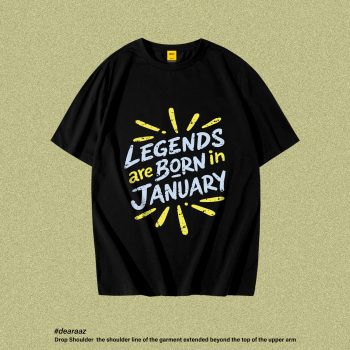 Drop Shoulder T-Shirt (January)