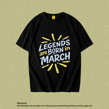 Drop Shoulder T-Shirt (March)