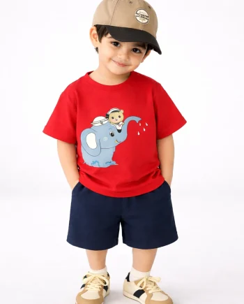 Kids T-Shirt – Elephant - Premium Quality - AAZ Bangladesh
