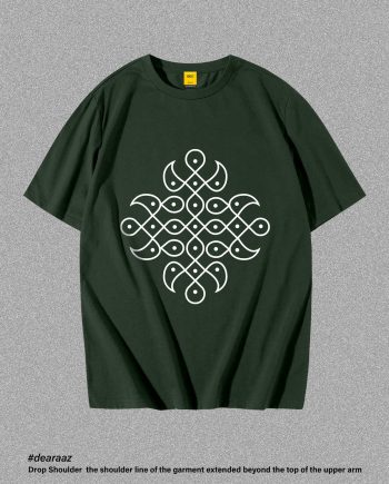Kolam Art 02 T-Shirt - Premium Cotton - AAZ Bangladesh