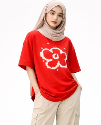 Pixel Petal T-Shirt - Premium Cotton - AAZ Bangladesh