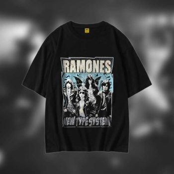 Drop Shoulder T-Shirt (Ramones)