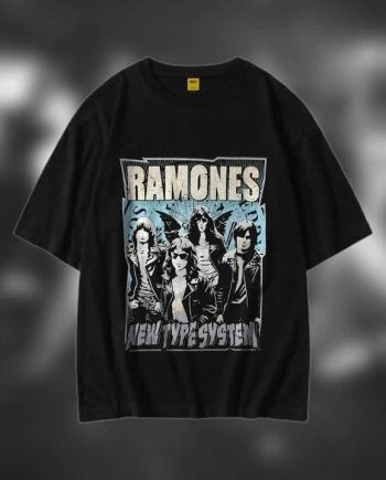 Drop Shoulder T-Shirt (Ramones)