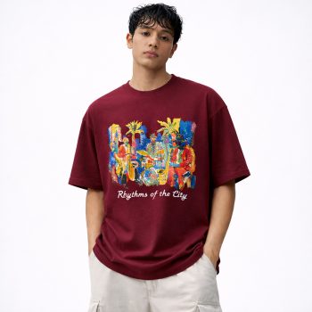 Drop Shoulder T-Shirt (Rhythms of Life)