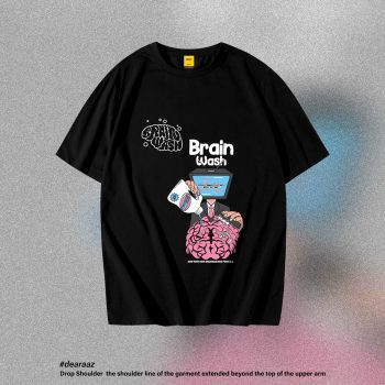 Drop Shoulder T-Shirt (Brain Wash)
