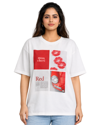 Red 02 T-Shirt - Premium Cotton - AAZ Bangladesh