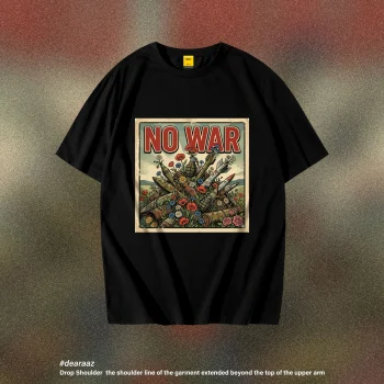 Drop Shoulder T-Shirt (No War)