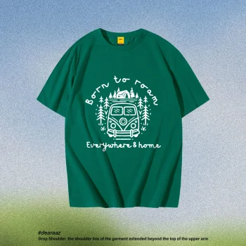 Drop Shoulder T-Shirt (Born to Roam)