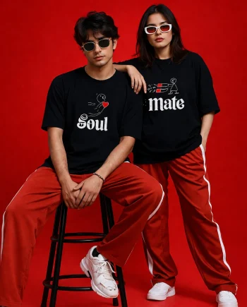 Couple T-Shirt 09 - Premium Quality - AAZ Bangladesh
