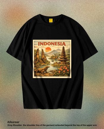 Indonesia T-Shirt - Premium Cotton - AAZ Bangladesh