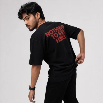 Drop Shoulder T-Shirt (Nothing to See Here)