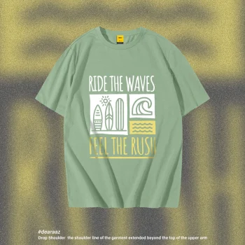 Drop Shoulder T-Shirt (Road to Waves)