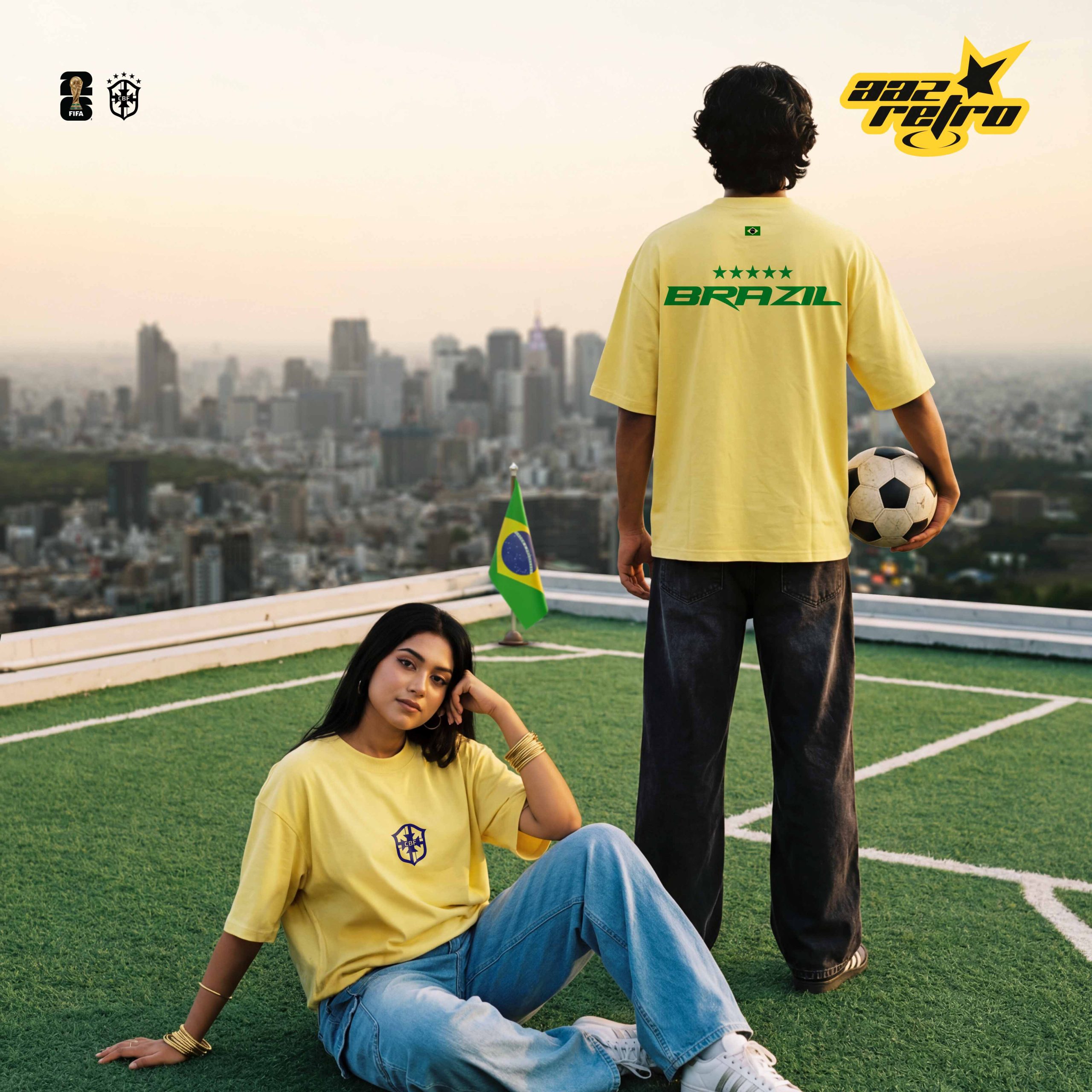 FIFA Retro T-Shirt: Brazil 05