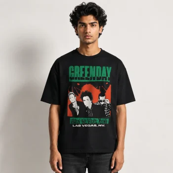 Drop Shoulder T-Shirt (Green Day 05)