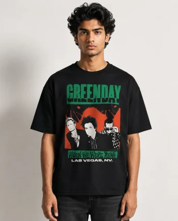 Drop Shoulder T-Shirt (Green Day 05)