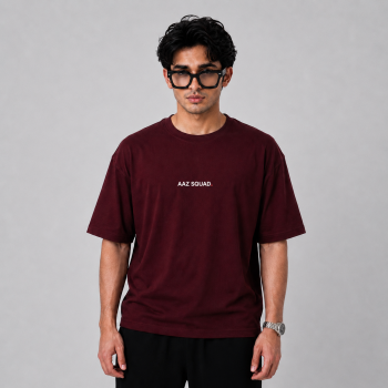 AAZ Squad Iconic T-Shirt –  Maroon