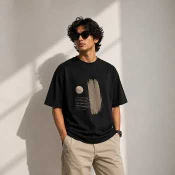 Drop Shoulder T-Shirt (Moonwave)
