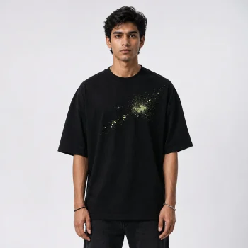 Drop Shoulder T-Shirt (Neon Splash)