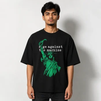Drop Shoulder T-Shirt (Rage Against the Machine 02)