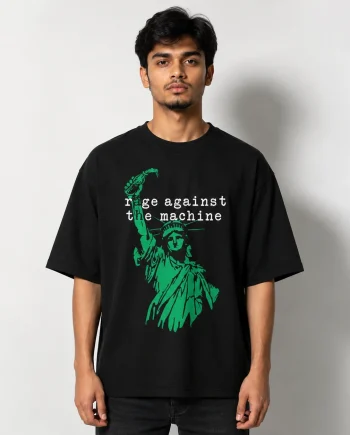 Drop Shoulder T-Shirt (Rage Against the Machine 02)