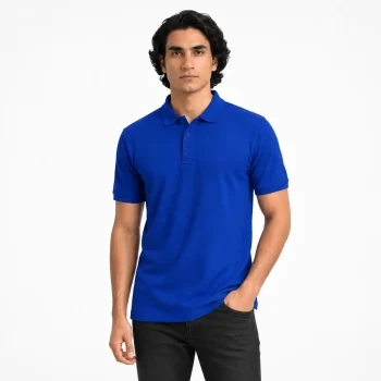 Premium Solid Polo: Royal Blue