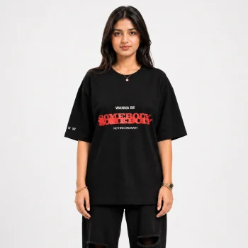 Drop Shoulder T-Shirt (Somebody)