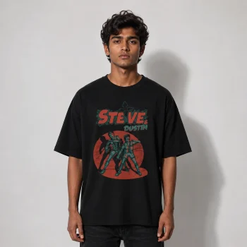 Drop Shoulder T-Shirt (Steve and Dustin)