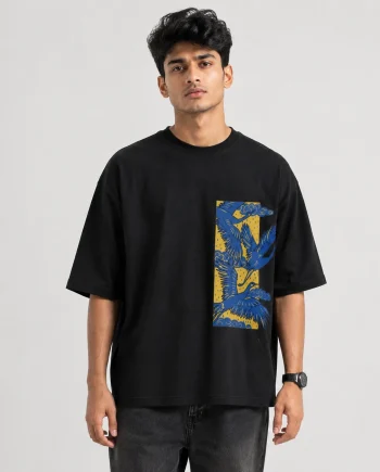 Drop Shoulder T-Shirt (Birds 02)