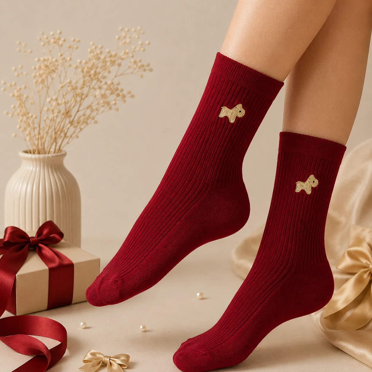 Golden Teddy Premium Socks