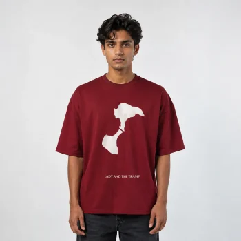 Drop Shoulder T-Shirt (Lady and The Tramp)