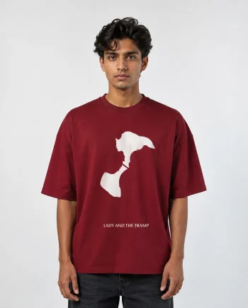 Drop Shoulder T-Shirt (Lady and The Tramp)
