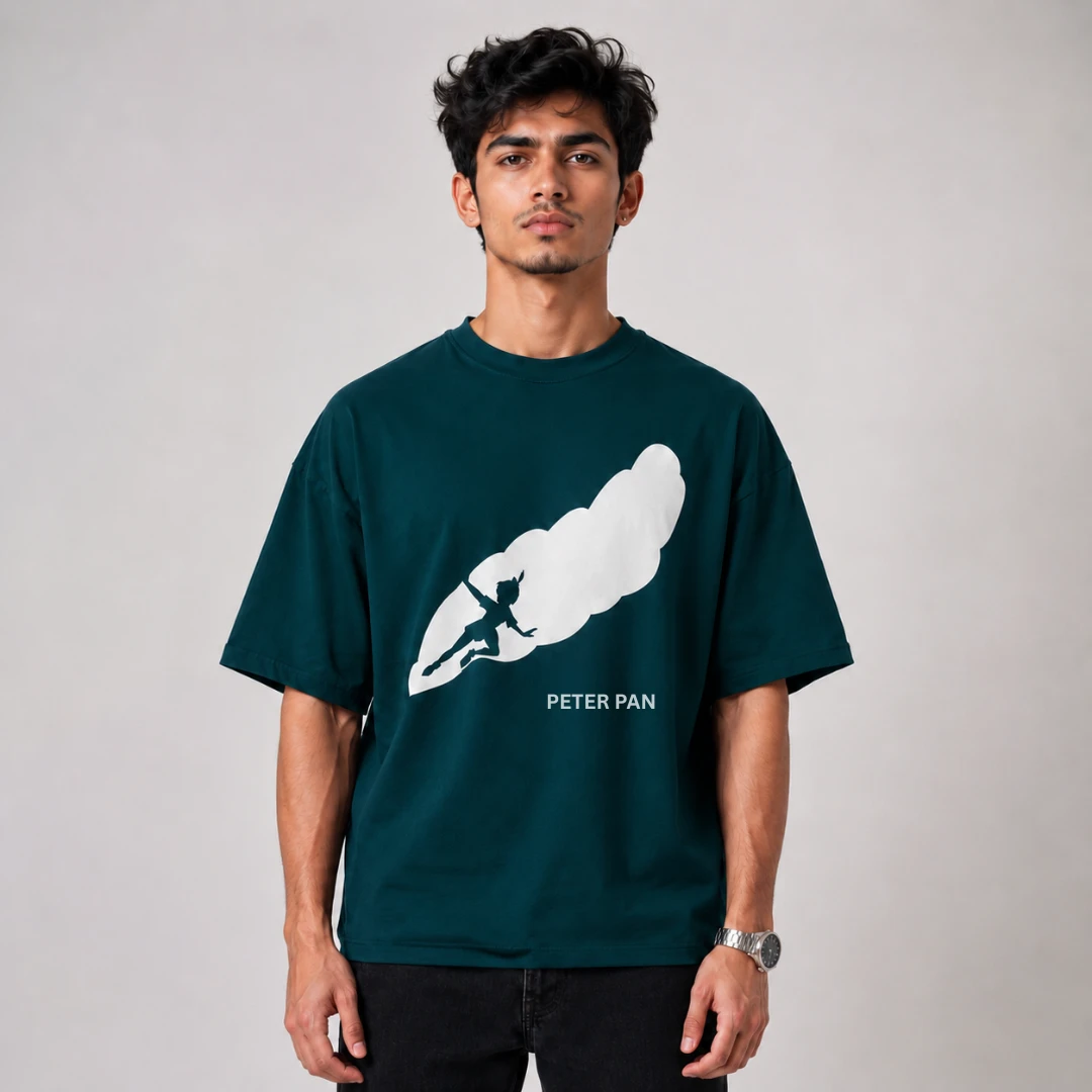 Drop Shoulder T-Shirt (Peter Pan)