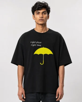 Drop Shoulder T-Shirt (Right Time Right Place)