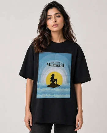 Drop Shoulder T-Shirt (The Little Mermaid)