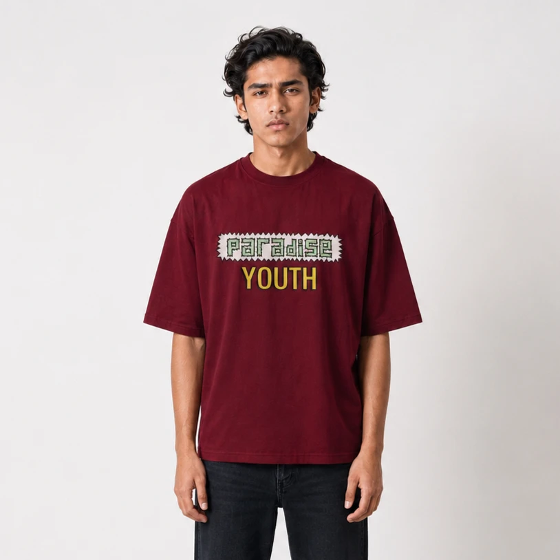 Drop Shoulder T-Shirt (Youth Paradise)