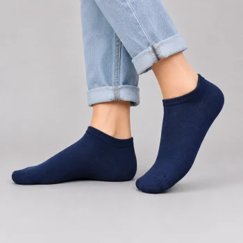 Premium Everyday Ankle Socks – Navy Blue