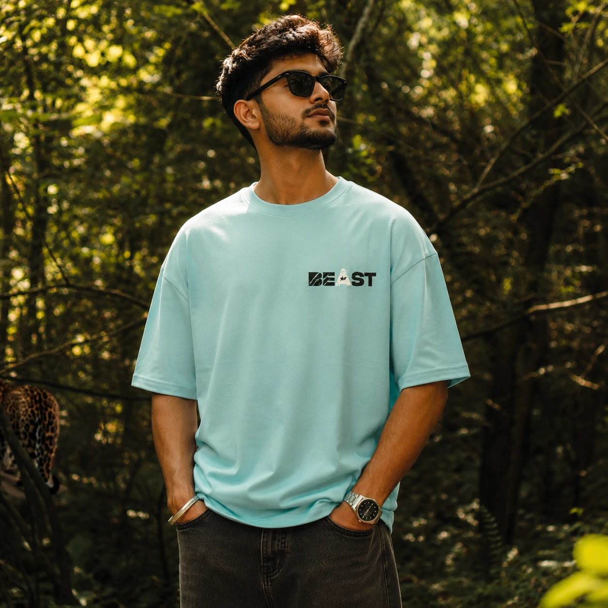 Drop Shoulder T-Shirt (Beast)