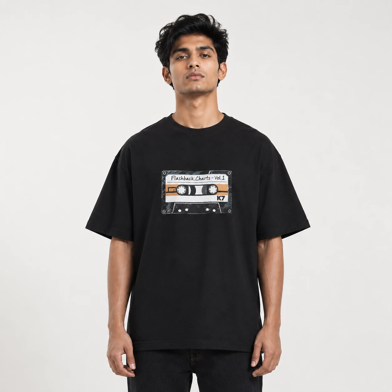 Drop Shoulder T-Shirt (Cassette)