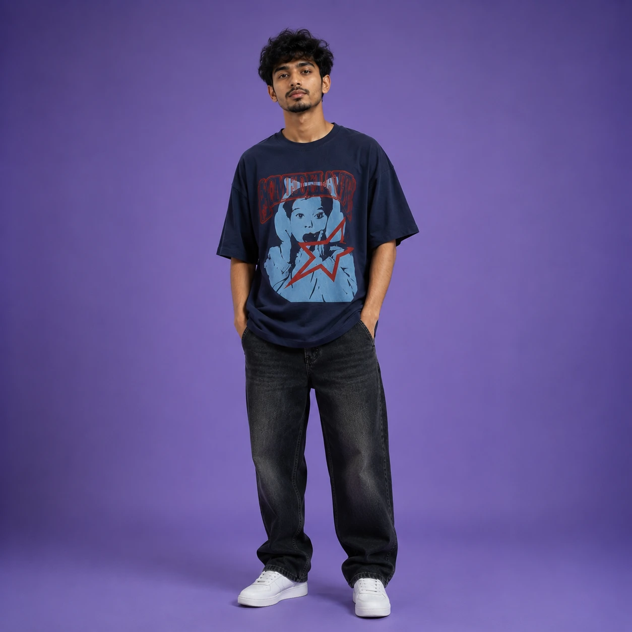 Drop Shoulder T-Shirt (Confidential)