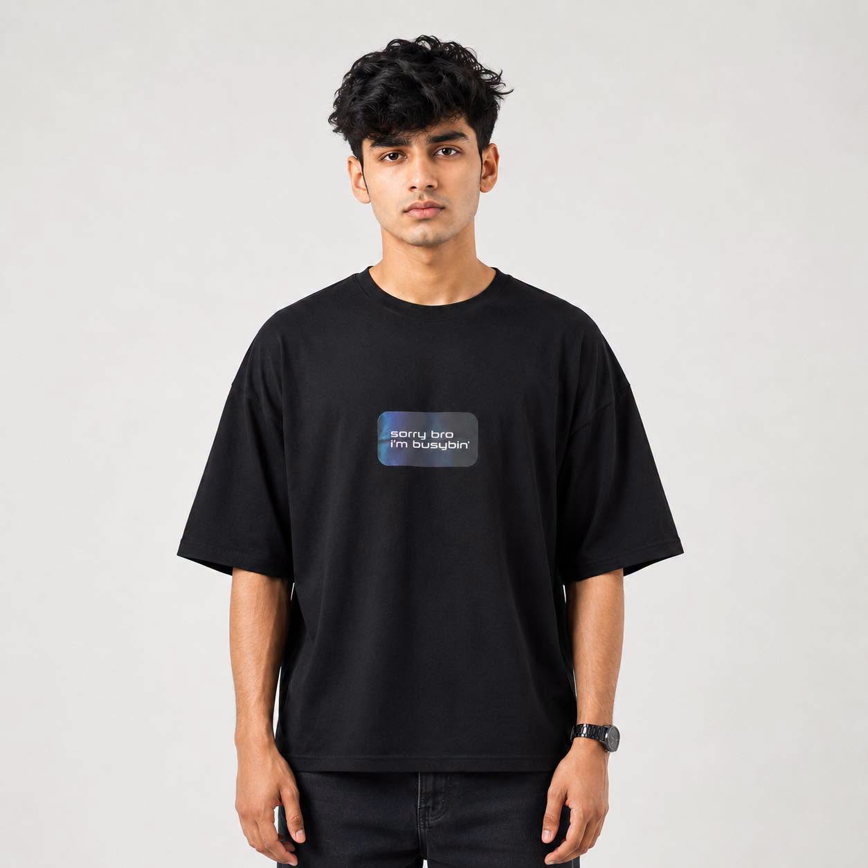 Drop Shoulder T-Shirt (I'm Busybin)