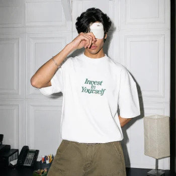 Drop Shoulder T-Shirt (Invest in Yourself)