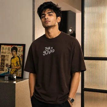Drop Shoulder T-Shirt (Just a 90's Kid)